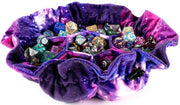 Velvet Compartment Dice Bag Nebula