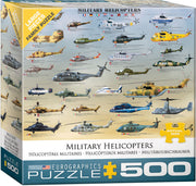 Military Helicopters 500pc