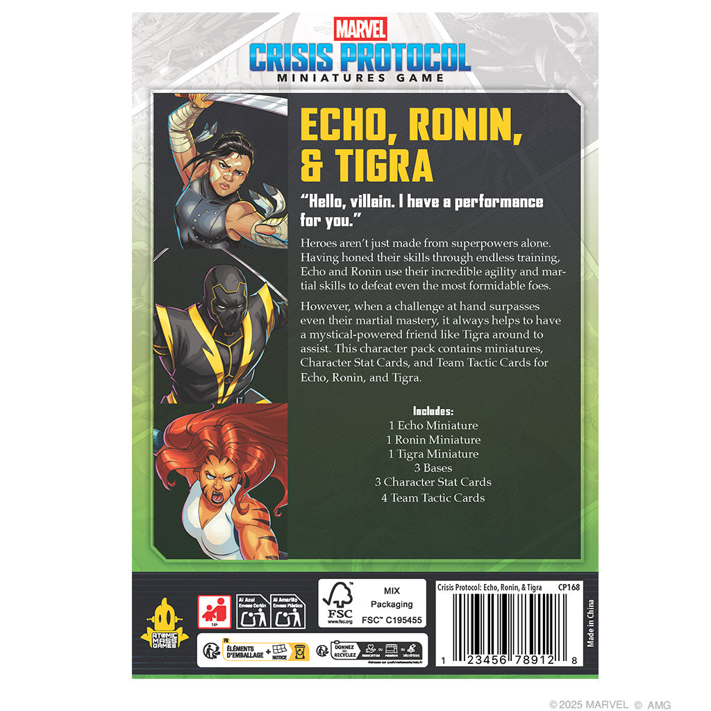 MCP Echo, Ronin, & Tigra