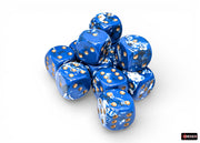 Brush 16mm d6 Wavebreak/Gold Dice BlockÃ¢â€žÂ¢ (12 dice)