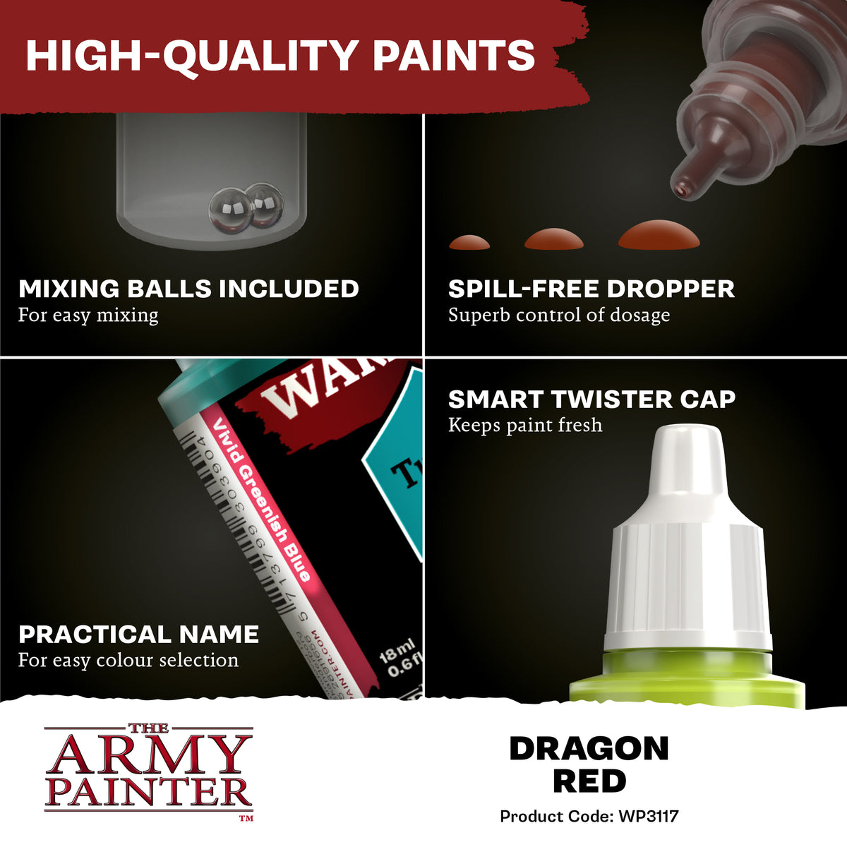 Warpaints Fanatic Dragon Red 18ml
