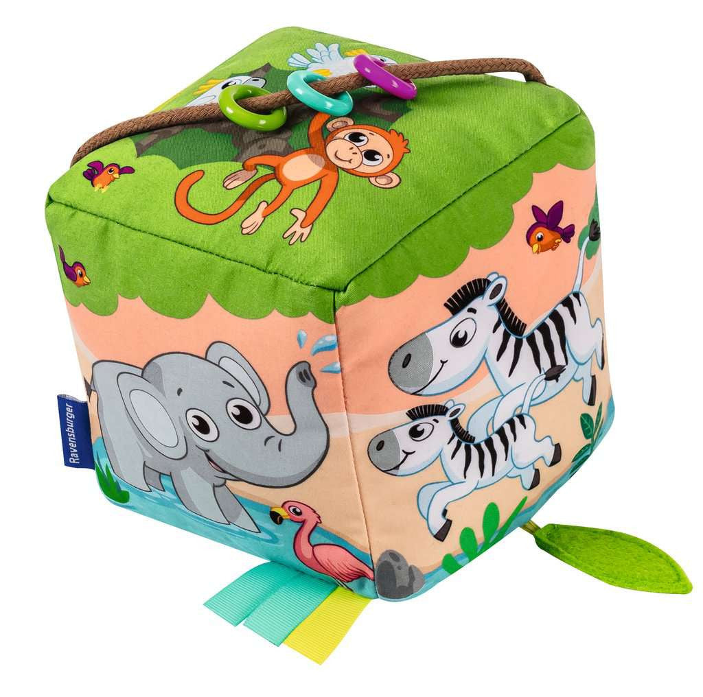 Roll & Play Sound Cube: Wild Animals
