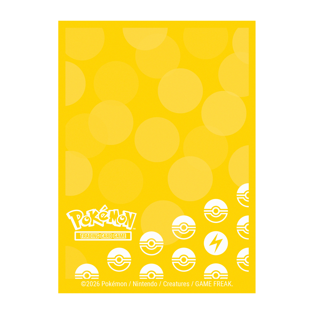 Pokemon Energy Card Sleeves 65ct Lightning