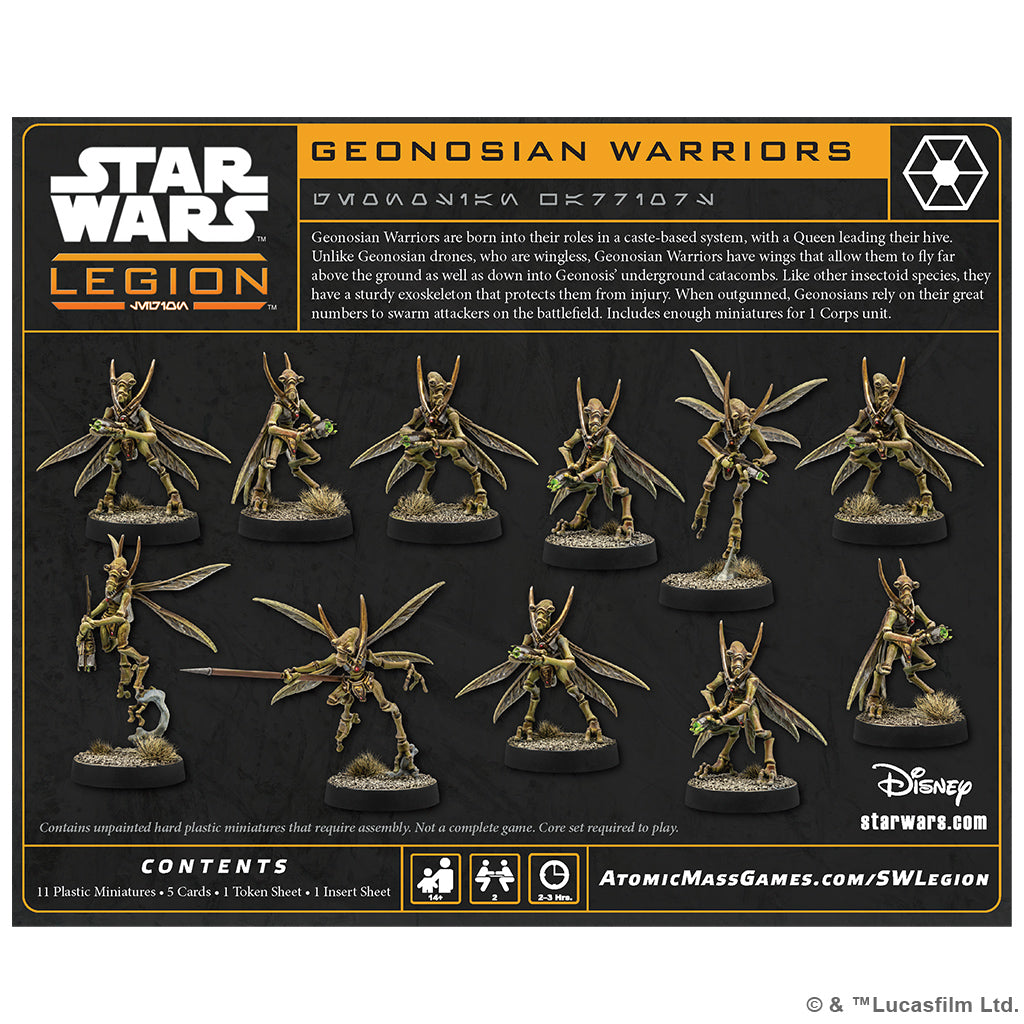SW Legion Geonosian Warriors Unit Expansion