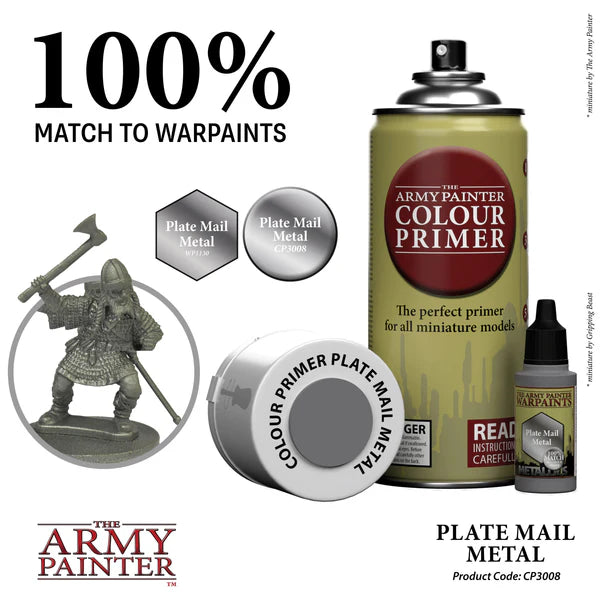 Colour Primer: Plate Mail Metal 400ml Spray