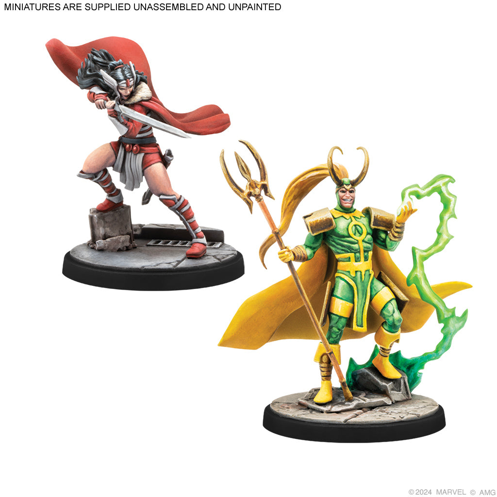 MCP Mighty Thor Lady Sif Thor Hero of Midgard & Loki Prince of Lies