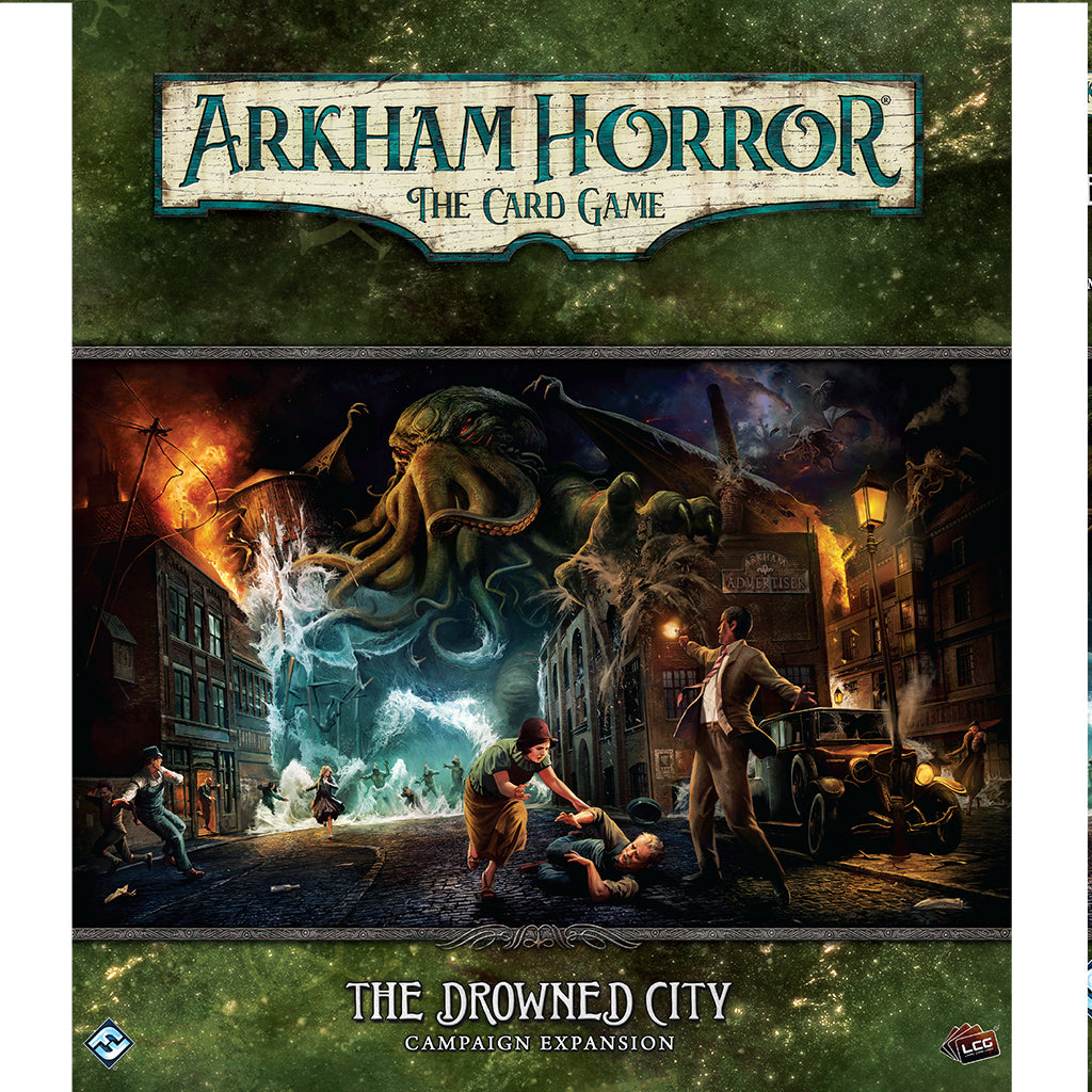 Arkham Horror The Card Game The Drowned City Campaign Expansion