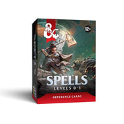 D&D Reference Cards Spells Level 0-1