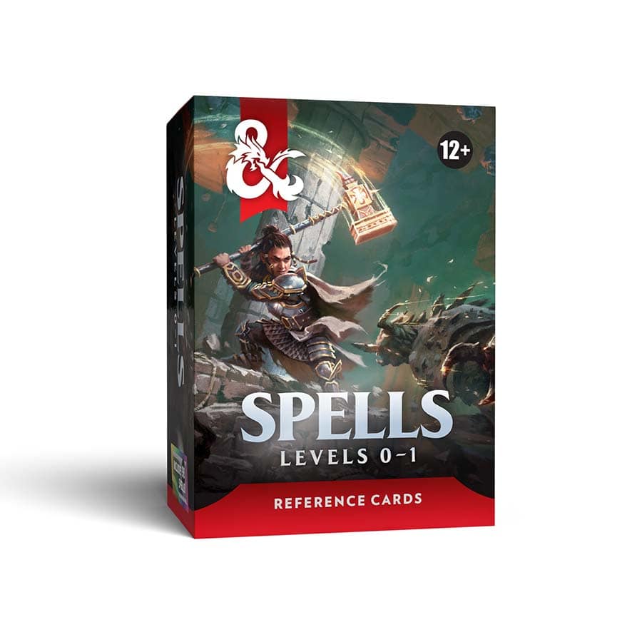 D&D Reference Cards Spells Level 0-1