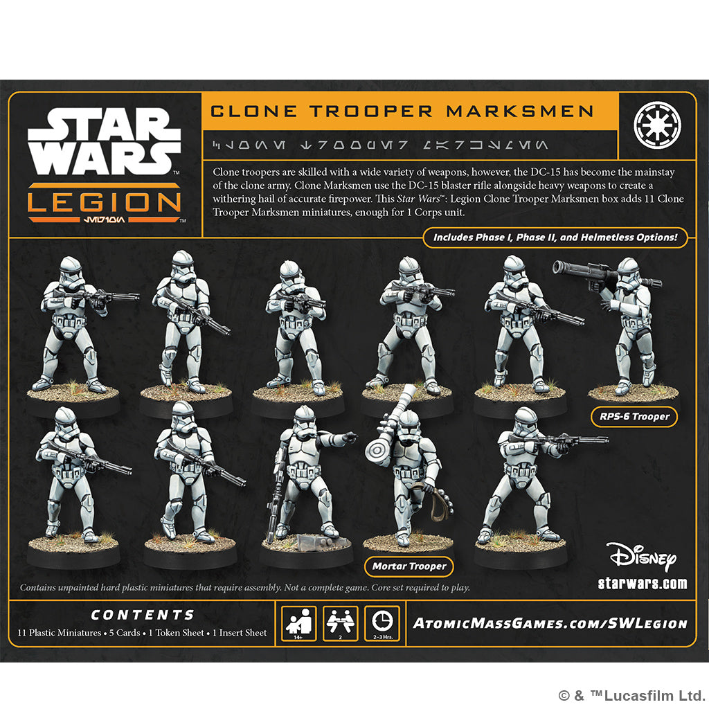 SW Legion Clone Trooper Marksmen