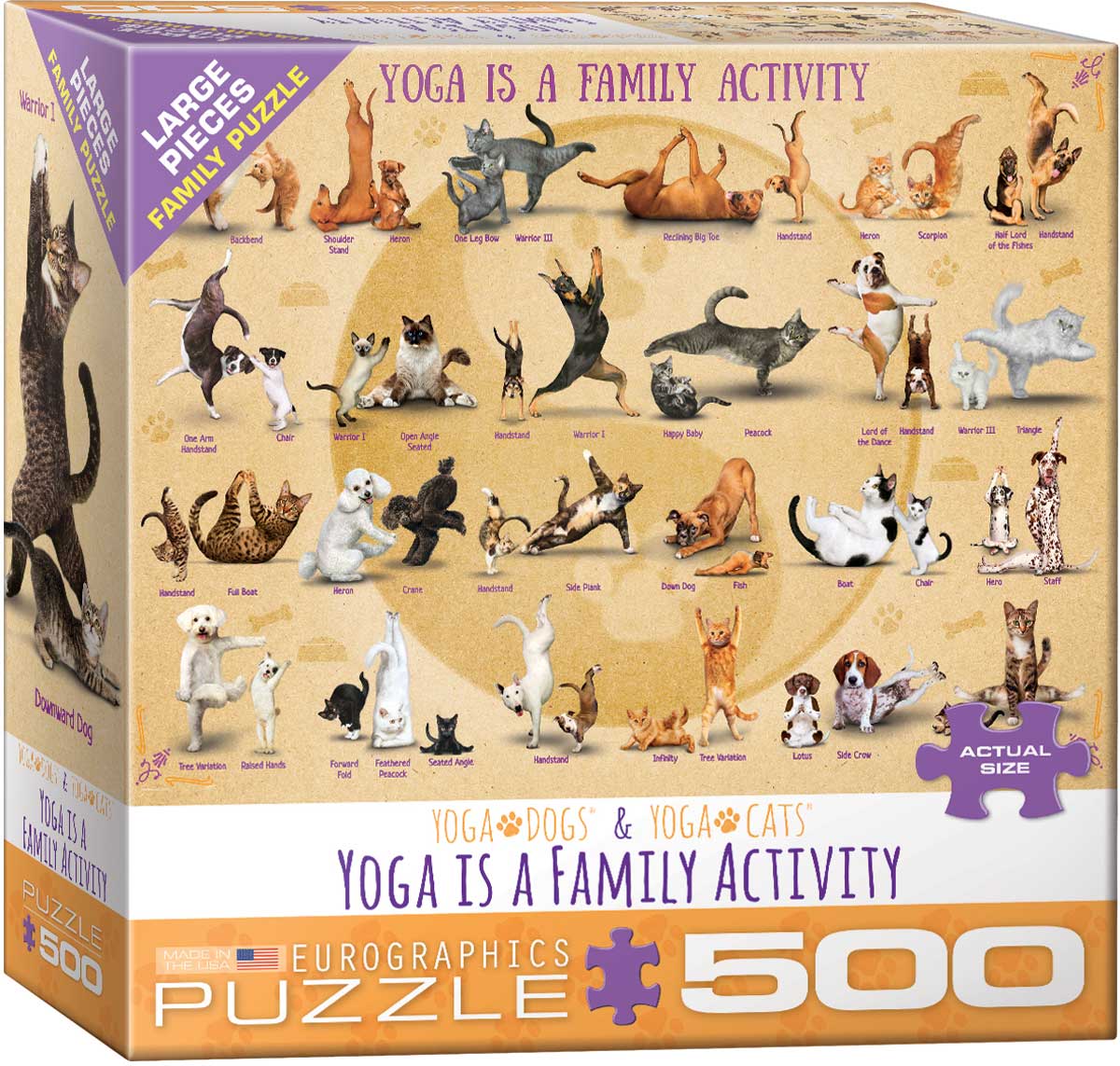 Yoga is a Family Activity 500pc