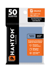 Phantom Orange Sleeves Gloss/Matte 70x70mm Clear 50ct