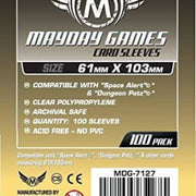 Mayday Space Alert & Dungeon Petz Card Sleeves 61 x 103mm 100 pack