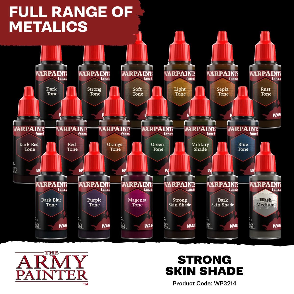 Warpaints Fanatic: Wash - Strong Skin Shade 18ml
