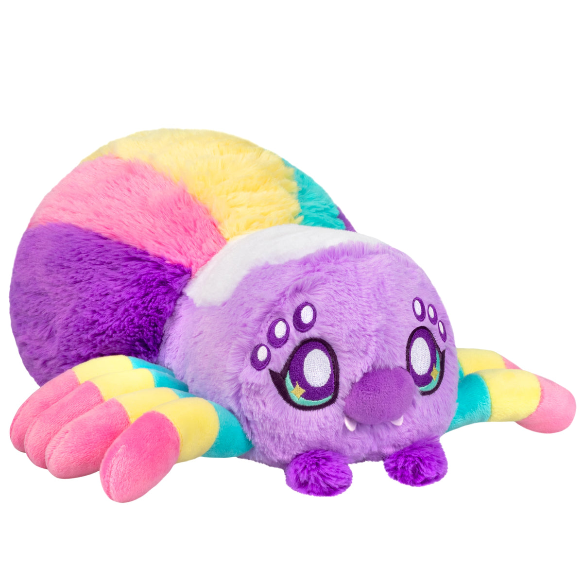 Mini Rainbow Spider Squishable 6"