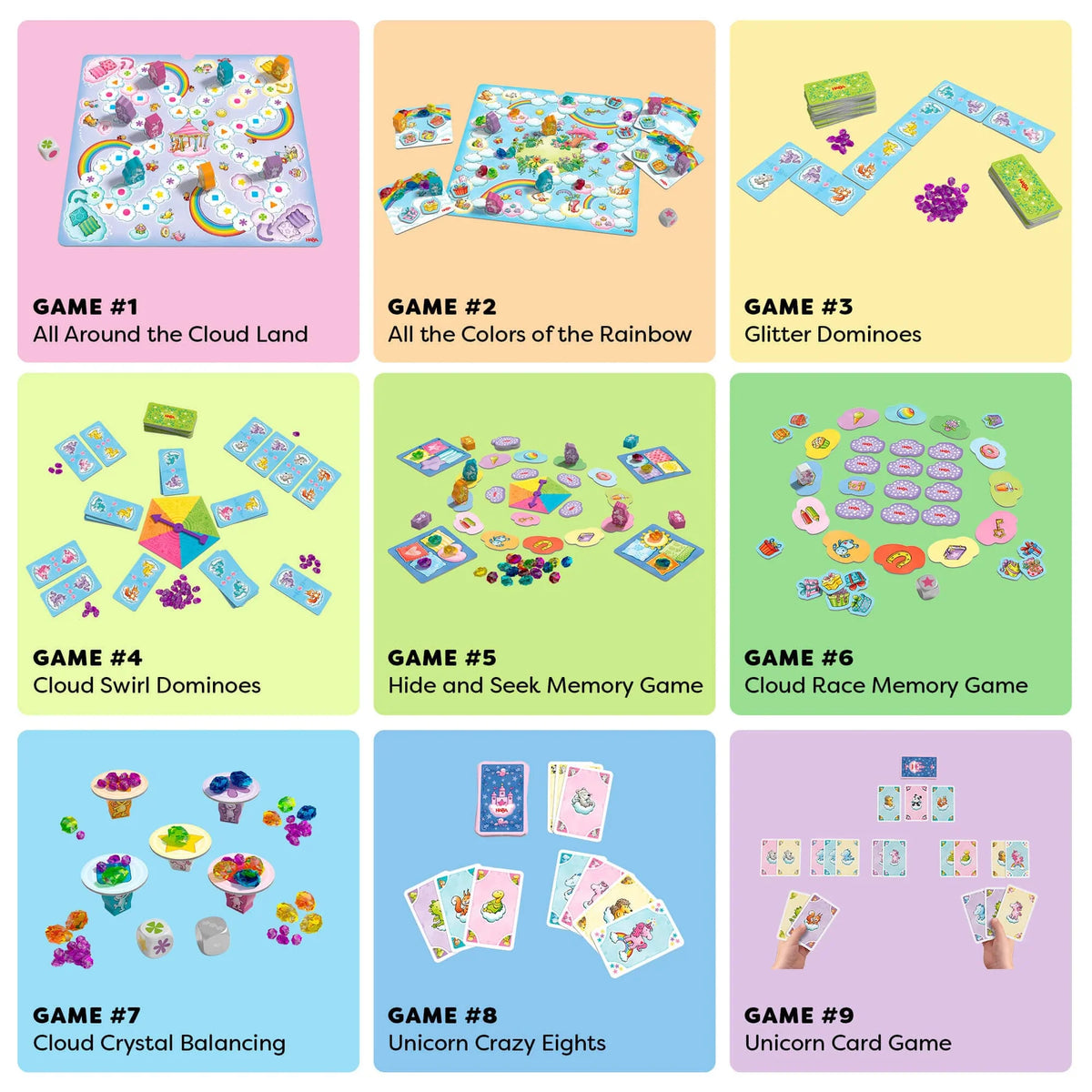 Unicorn Glitterluck - Game Collection (Pink)