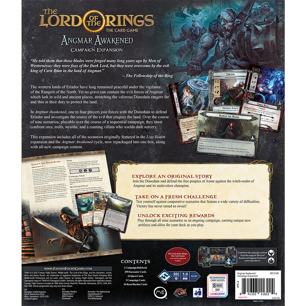 LotR Card Game: Angmar Awakened Campaign Expansion