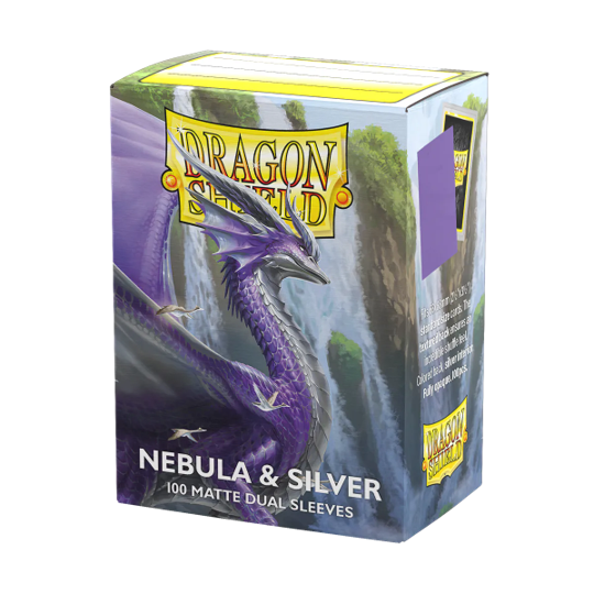 Dragon Shield Sleeves Dual Matte Nebula Silver (100)