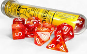 NebulaÃ‚Â® Polyhedral MoltenÃ¢â€žÂ¢/white LuminaryÃ¢â€žÂ¢ 7-Die Set +