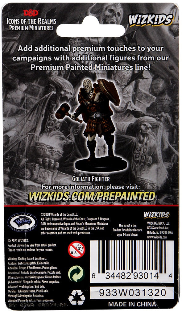 D&D ICONS: Goliath Fighter Male