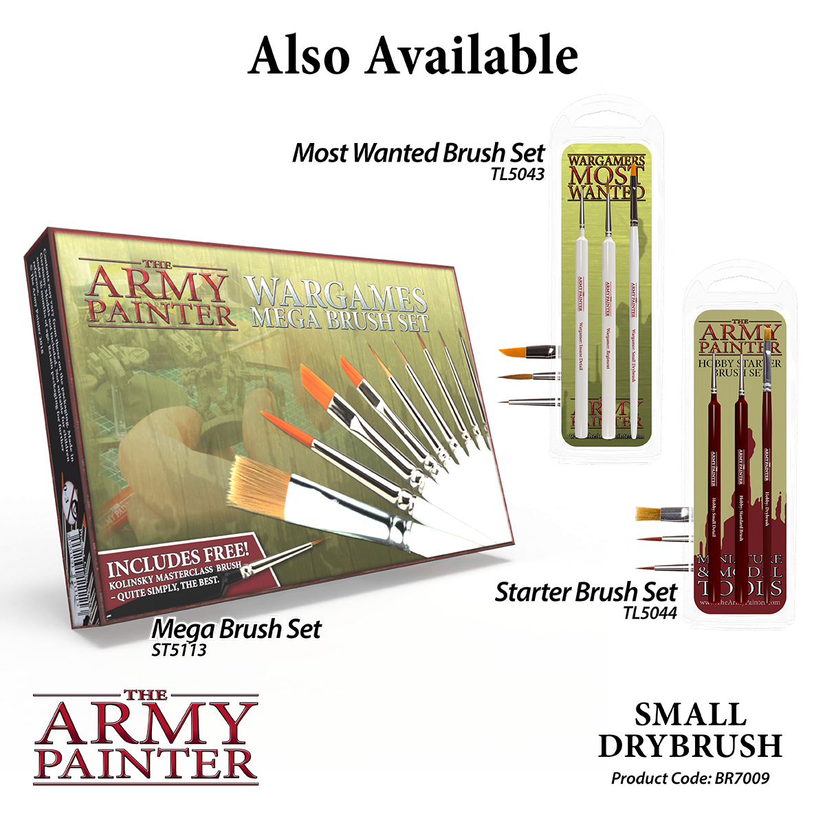 Wargamer Brush: Small Drybrush