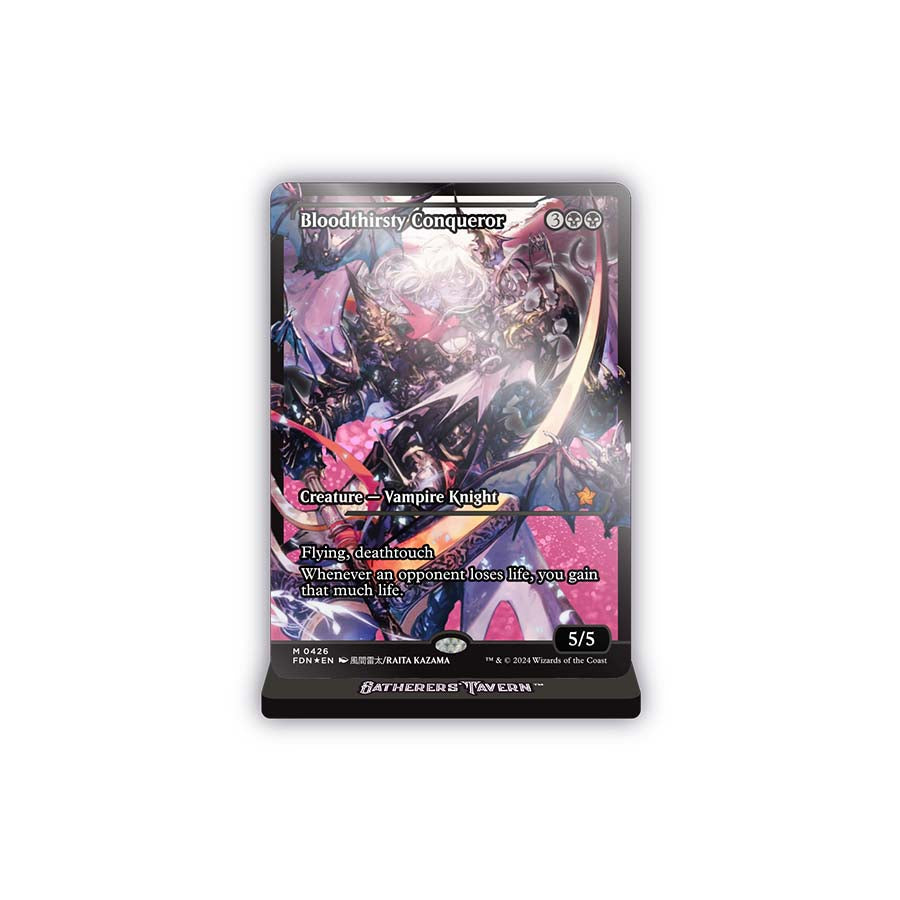 MTG Slab Standee Bloodthirsty Conqueror