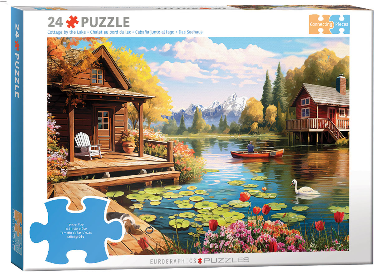 Connecting Pieces Cottage by the Lake  24pc