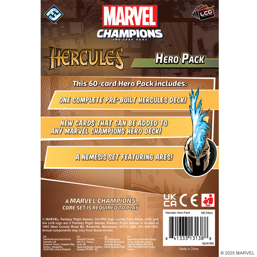 Marvel Champions The Card Game Hercules Hero Pack