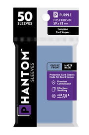 Phantom Purple Sleeves Gloss/Matte 59x92mm Clear 50ct