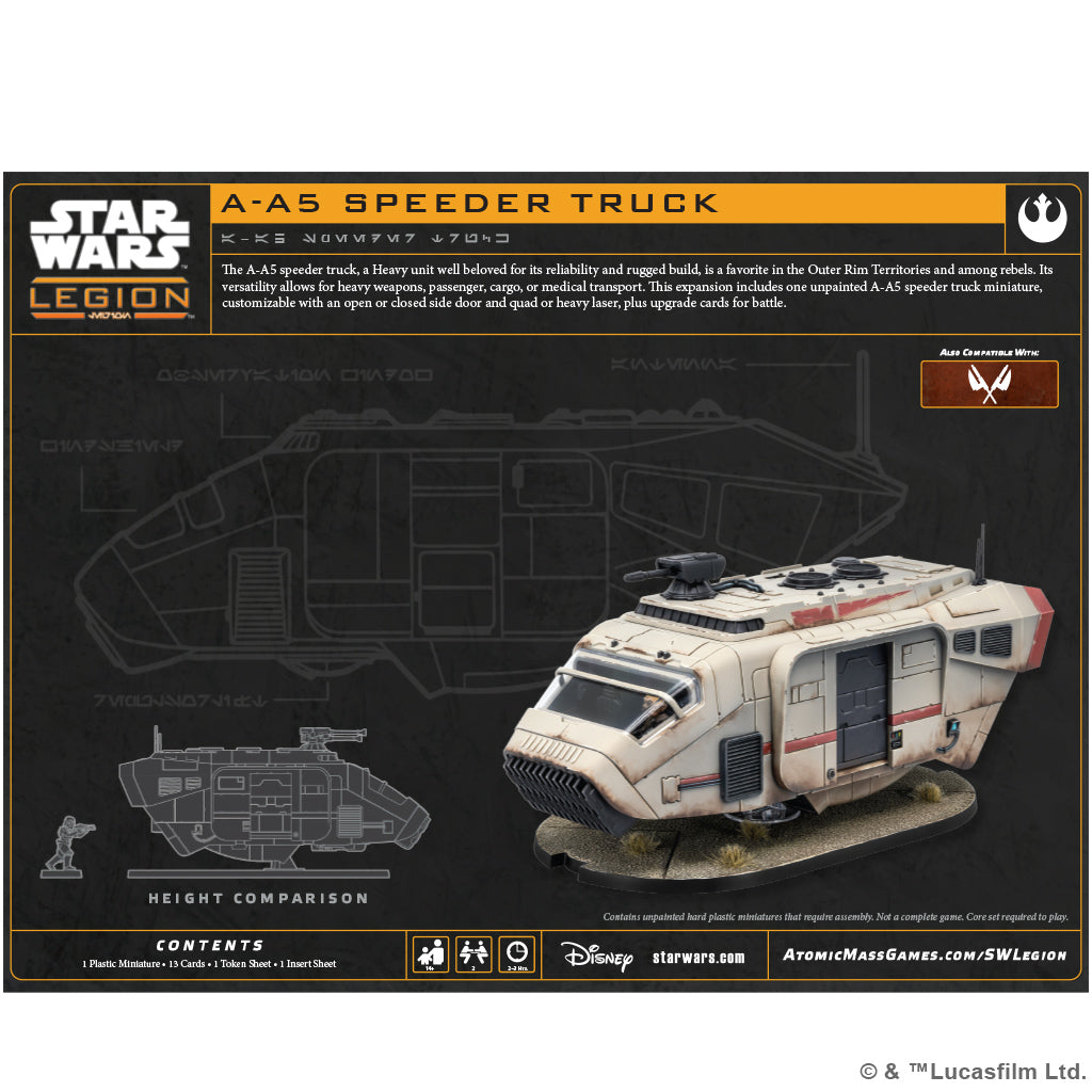 SW Legion A-A5 Speeder Truck