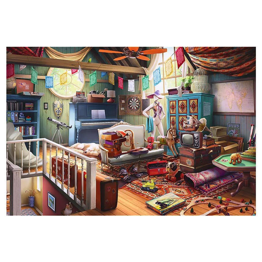 Puzzle: Woodcraft: Treasures in the Attic 500+1 Piece