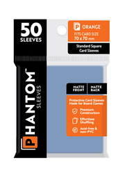 Phantom Orange Sleeves Matte/Matte 70x70mm Clear 50ct