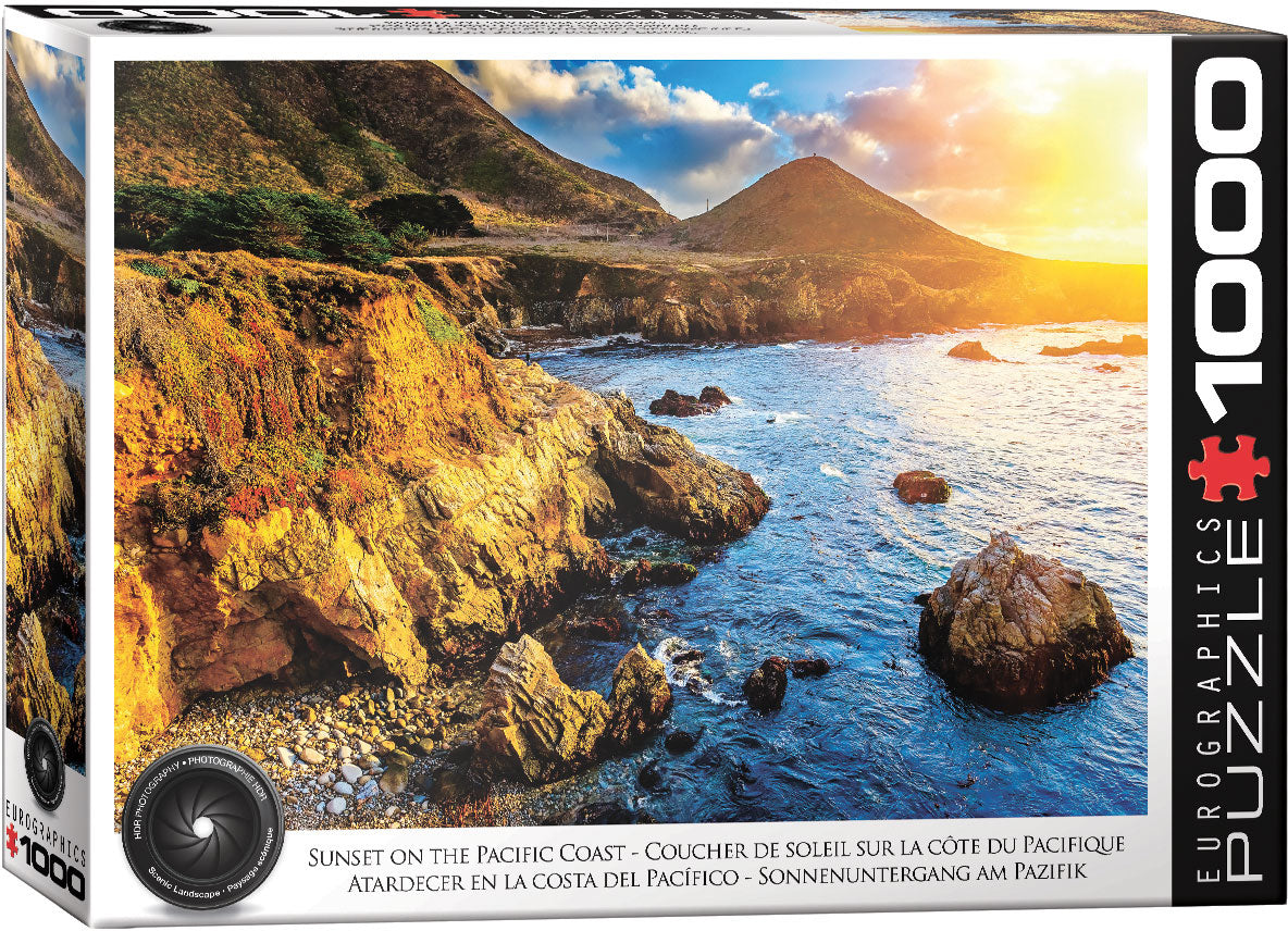 Sunset on the Pacific Coast 1000pc