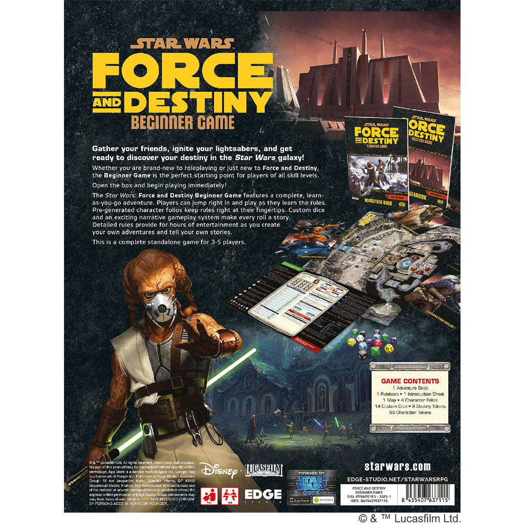 Star Wars Force and Destiny Beginner Game