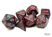 SpeckledÃ‚Â® Polyhedral Silver VolcanoÃ¢â€žÂ¢ 7-Die Set