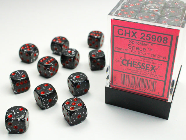 SpeckledÃ‚Â® 12mm d6 SpaceÃ¢â€žÂ¢ Dice BlockÃ¢â€žÂ¢ (36 dice)