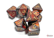 ScarabÃ‚Â® Polyhedral Blue BloodÃ¢â€žÂ¢/gold 7-Die Set