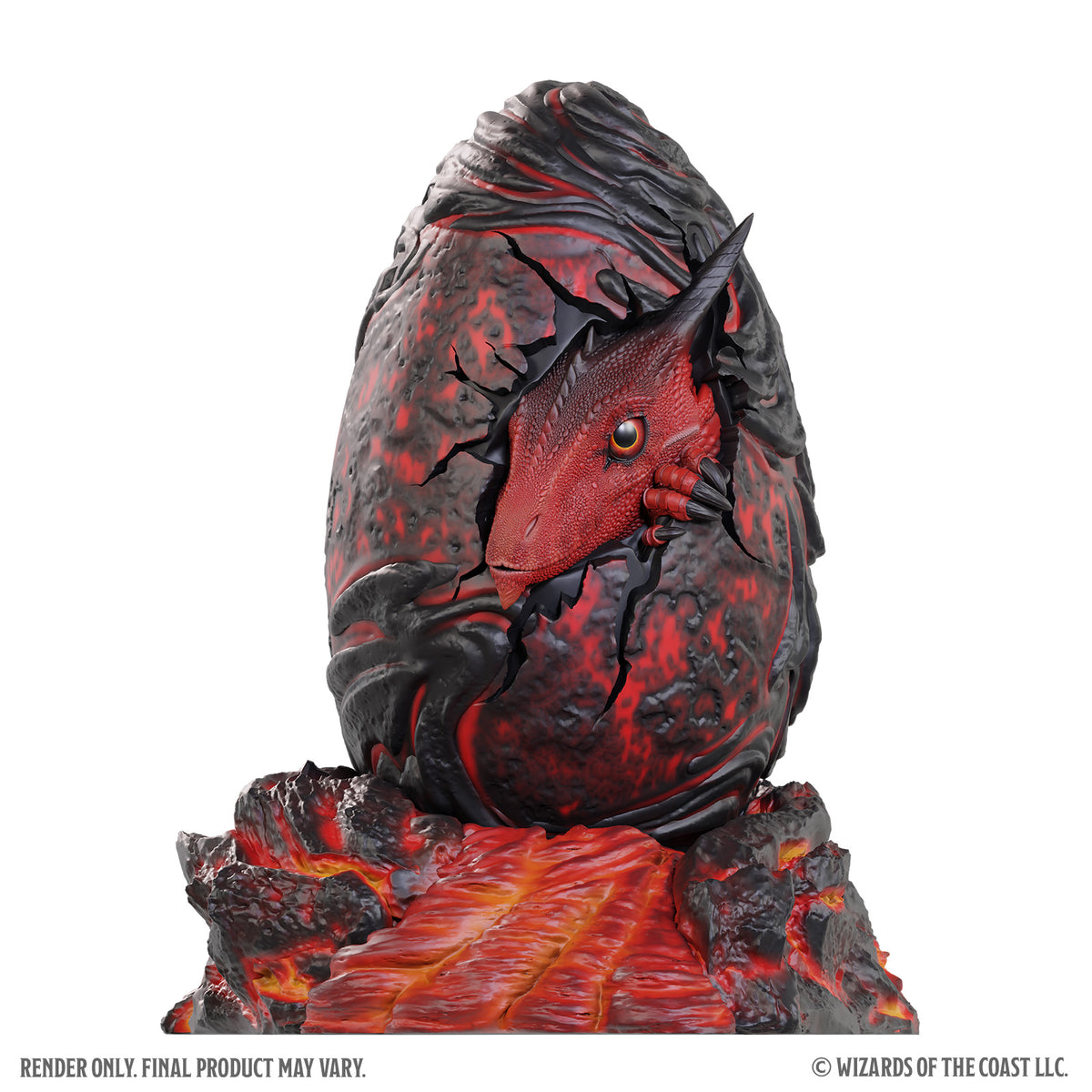 D&D Replicas of the Realms Red Dragon Egg