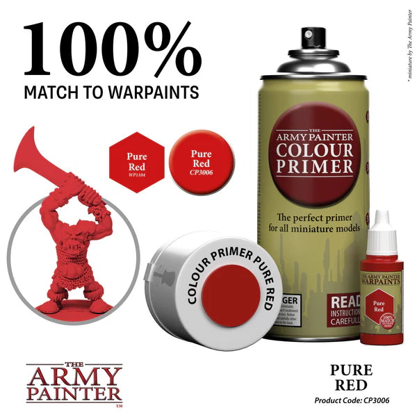 Colour Primer: Pure Red 400ml Spray