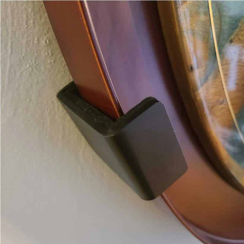Crokinole Wall Mount Display Hanger, L Bracket Hooks