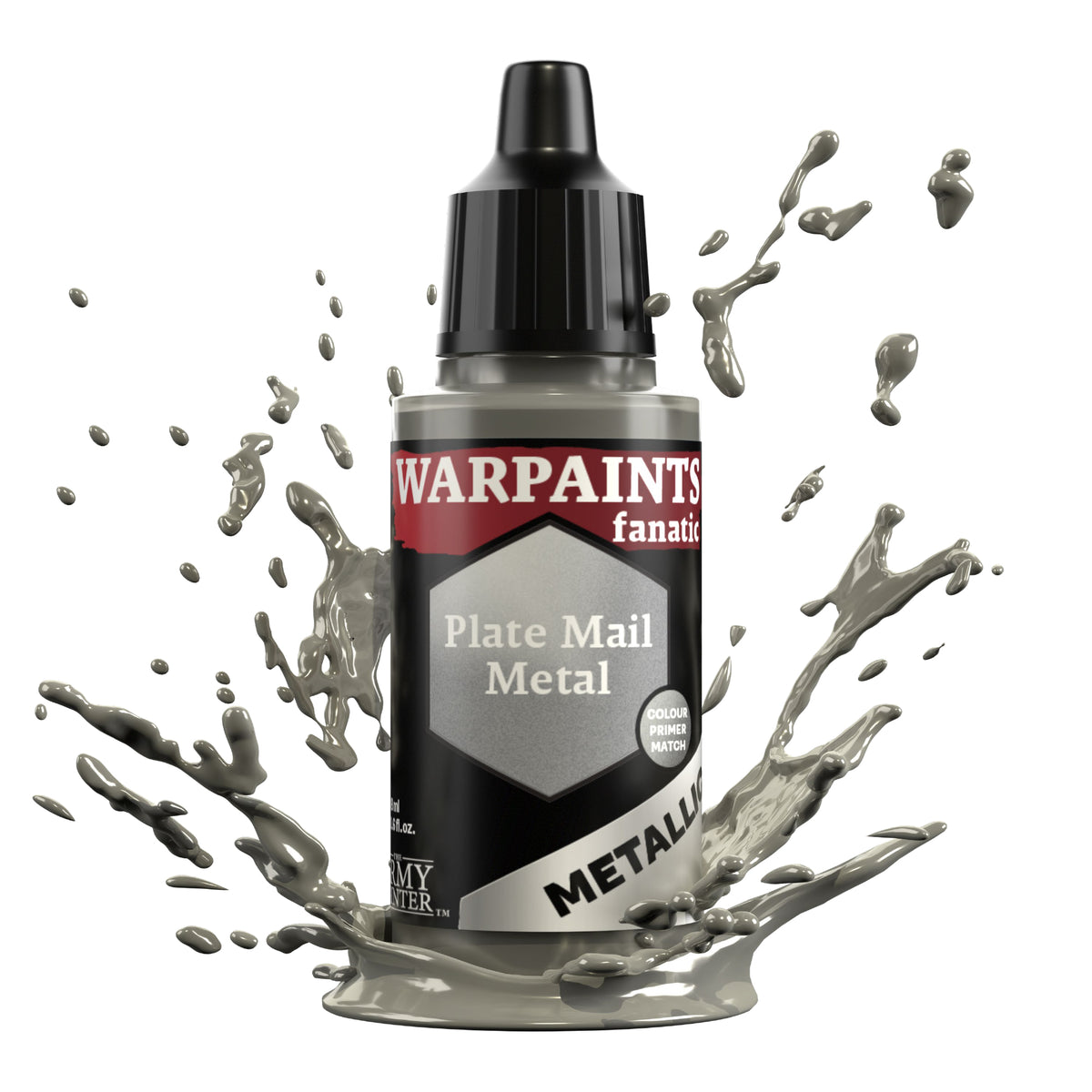 Warpaints Fanatic: Metallic - Plate Mail Metal 18ml