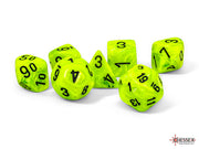 VortexÃ‚Â® Mega-hedralÃ‚Â® Bright Green/black 7-Die Set