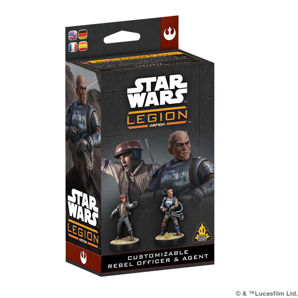 SW Legion - Customizable Rebel Officer & Agent