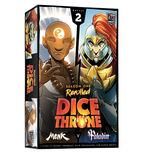 Dice Throne S1R Box 2 Monk vs Paladin