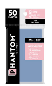 Phantom Rose Sleeves Matte/Matte 70x120mm Clear 50ct