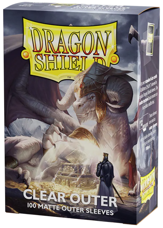 Dragon Shields Outer Sleeves Matte Clear (100)