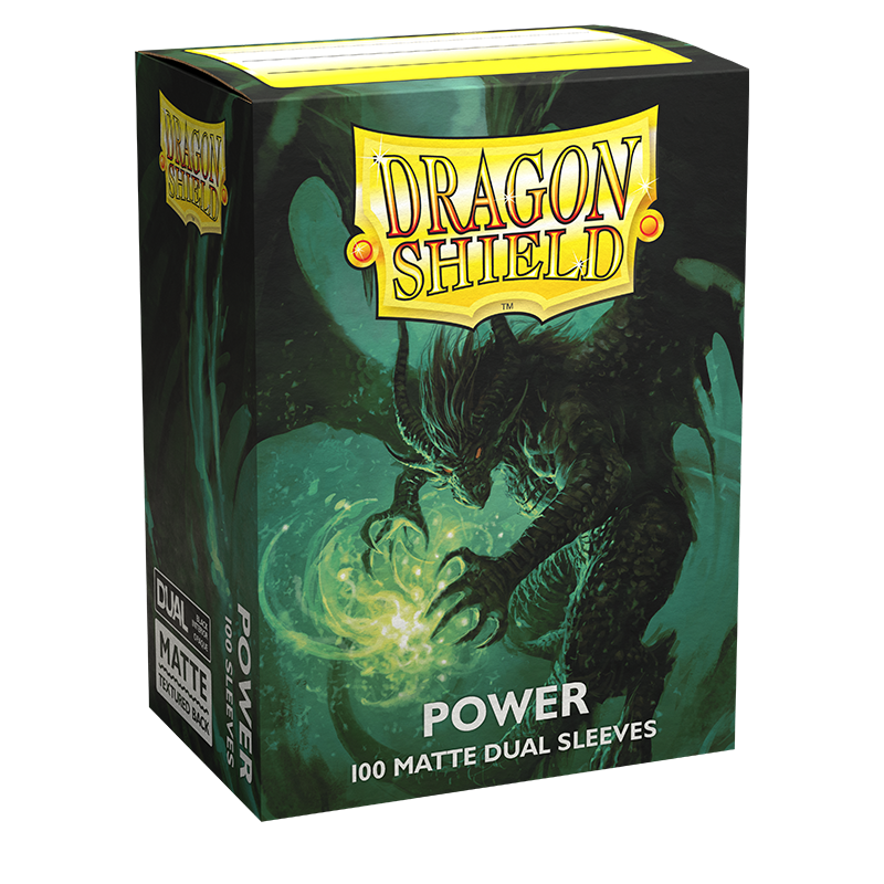 Dragon Shields Matte Dual Metallic Green Power (100)