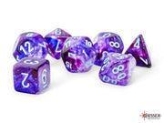 NebulaÃ‚Â® Mega-hedralÃ‚Â® NocturnalÃ¢â€žÂ¢/turquoise LuminaryÃ¢â€žÂ¢ 7-Die Set
