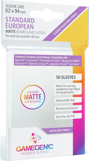 MATTE Purple BG Sleeves (50) 62 x 94 mm
